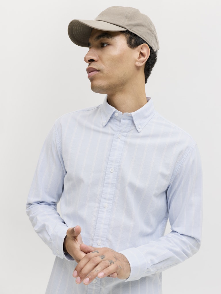 Camicia rigata oxford