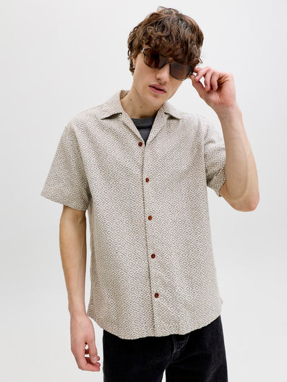 Camicia fantasia maniche corte