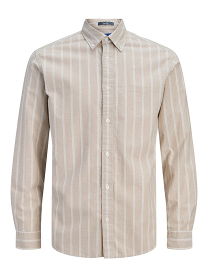 Camicia rigata oxford