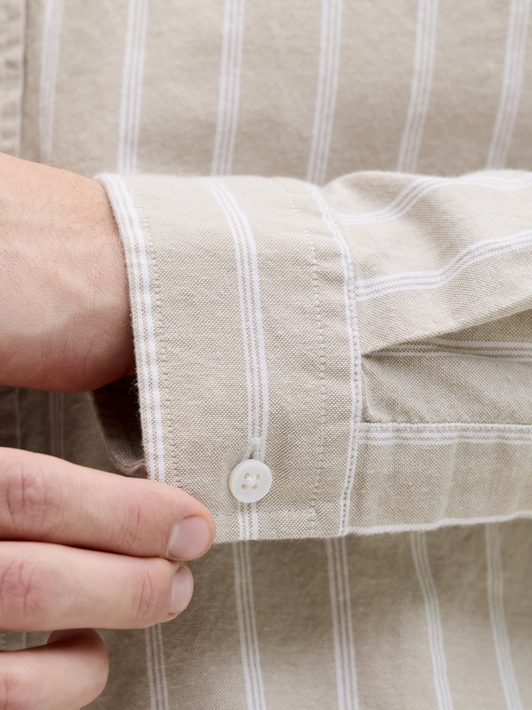 Camicia rigata oxford