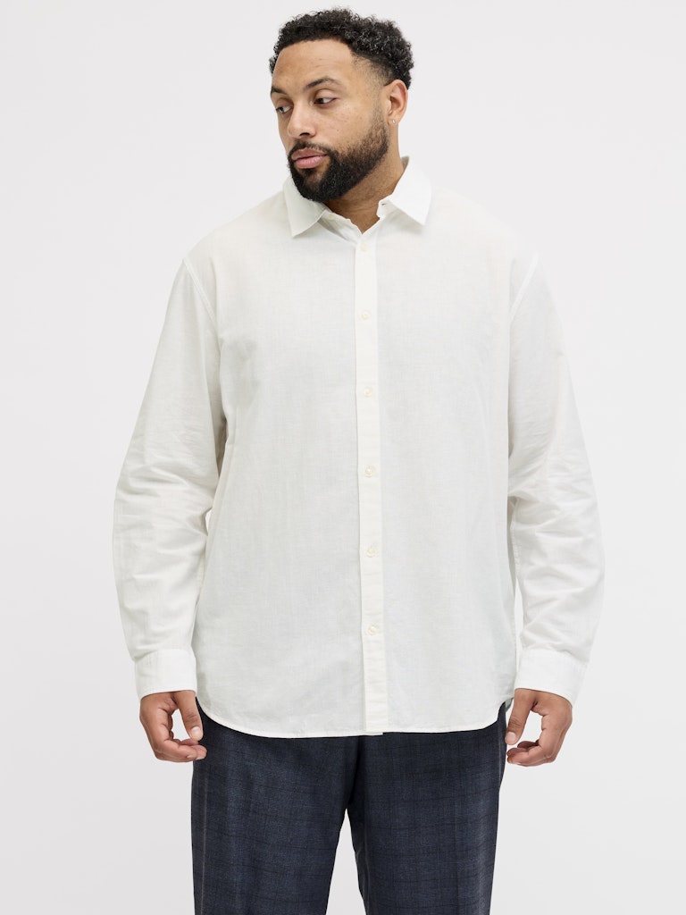 Camicia lino maniche lunghe