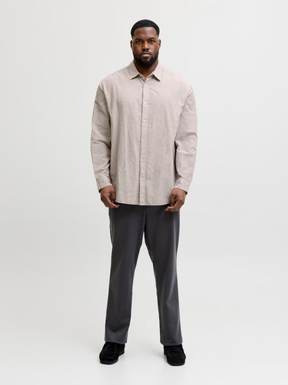 Camicia lino maniche lunghe