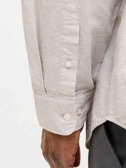 Camicia lino maniche lunghe