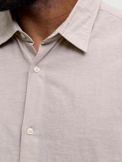 Camicia lino maniche lunghe