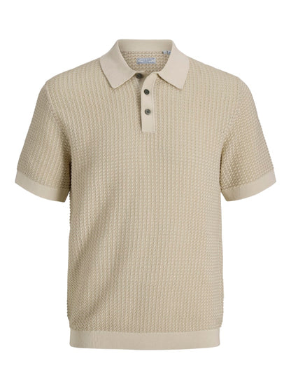 Polo tricot bicolore/unito