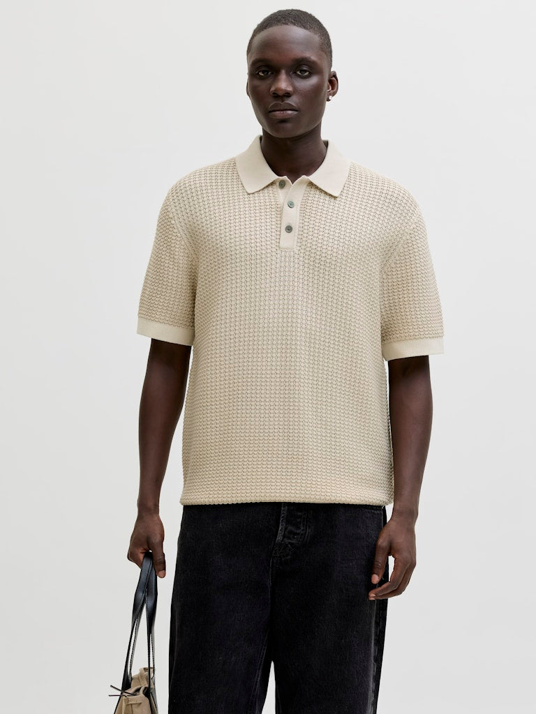 Polo tricot bicolore/unito