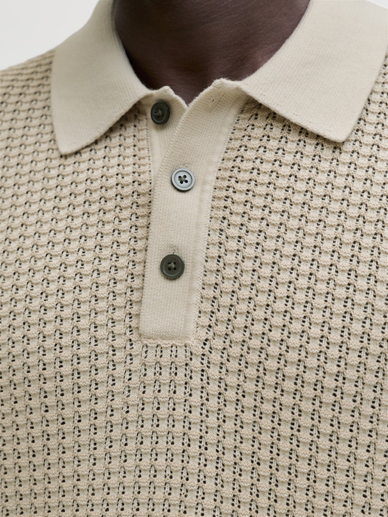 Polo tricot bicolore/unito