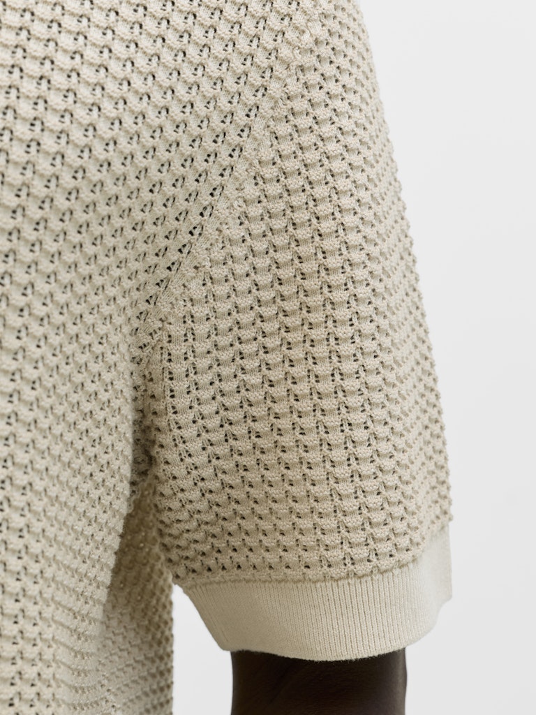 Polo tricot bicolore/unito