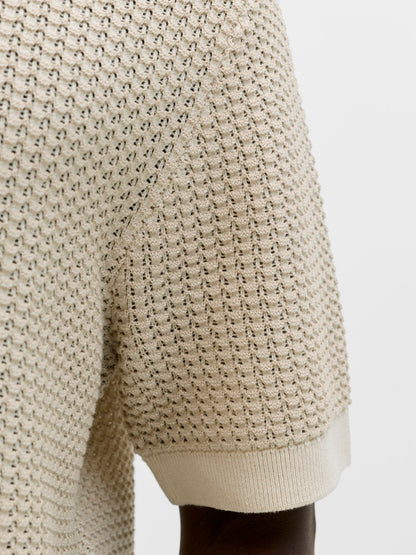 Polo tricot bicolore/unito
