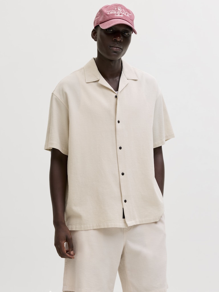 Camicia tessuto increspato
