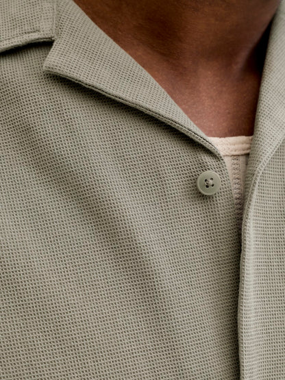 Camicia tessuto increspato