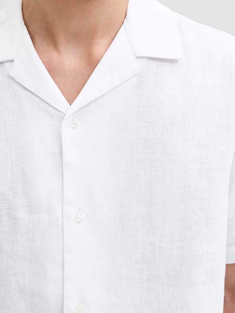 Camicia lino maniche corte