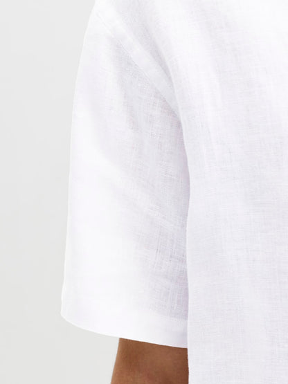 Camicia lino maniche corte