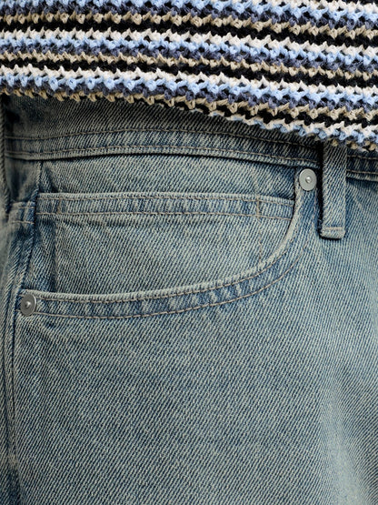 Bermuda denim baggy