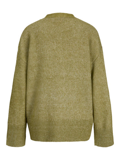 Cardigan maglia rasata