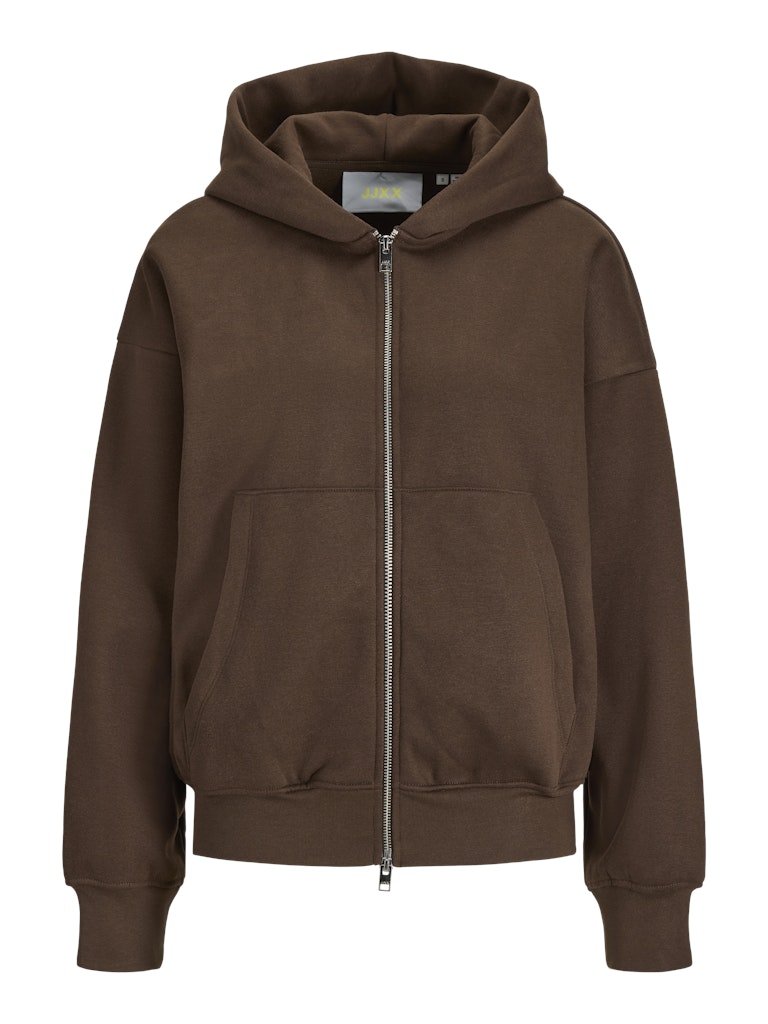 Felpa zip cappuccio
