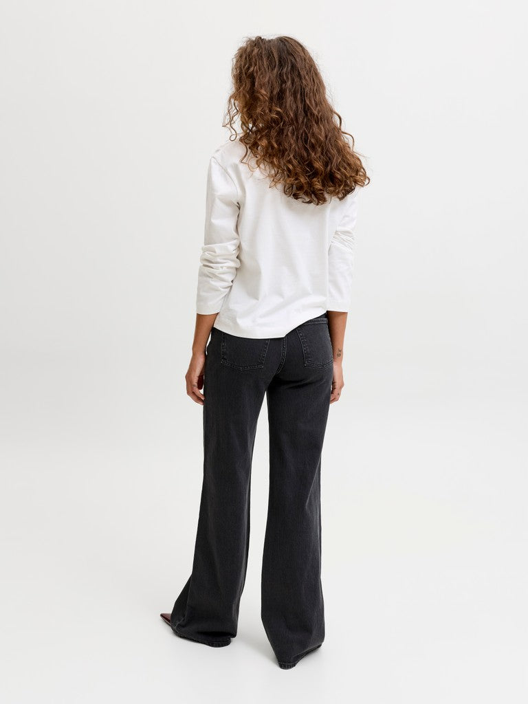 Jeans flared denim color