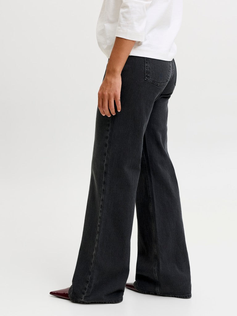 Jeans flared denim color