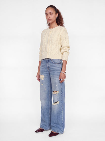 Cardigan coreana trecce
