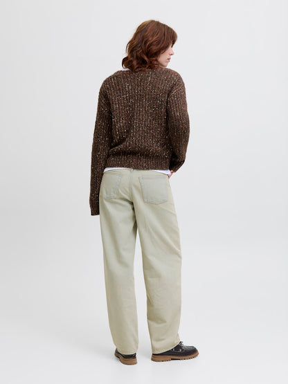 Maglia filato bottonato