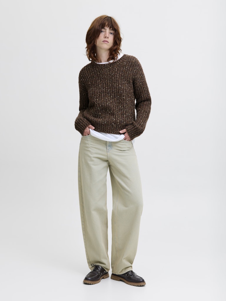 Maglia filato bottonato