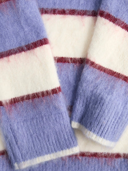 Maglia girocollo righe