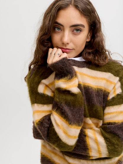 Maglia girocollo righe