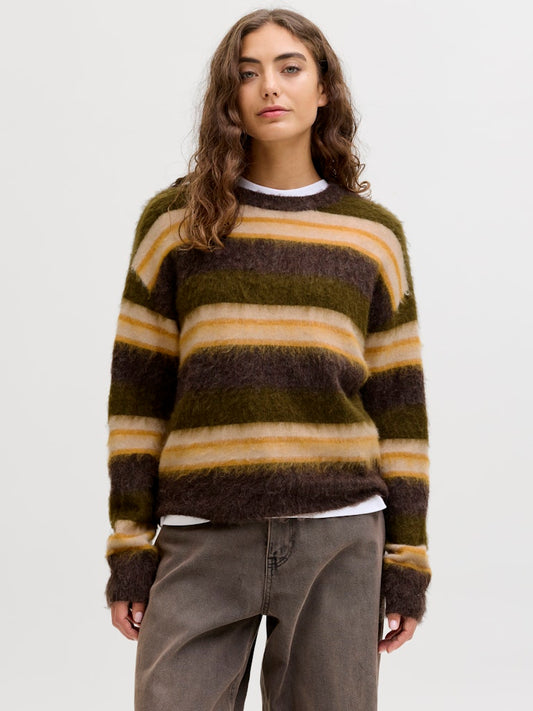 Maglia girocollo righe