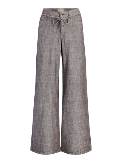 Pantaloni wide cintura