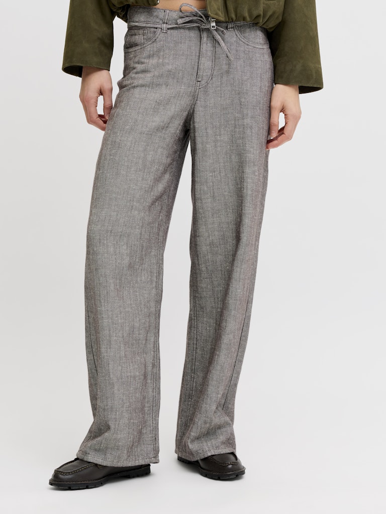 Pantaloni wide cintura
