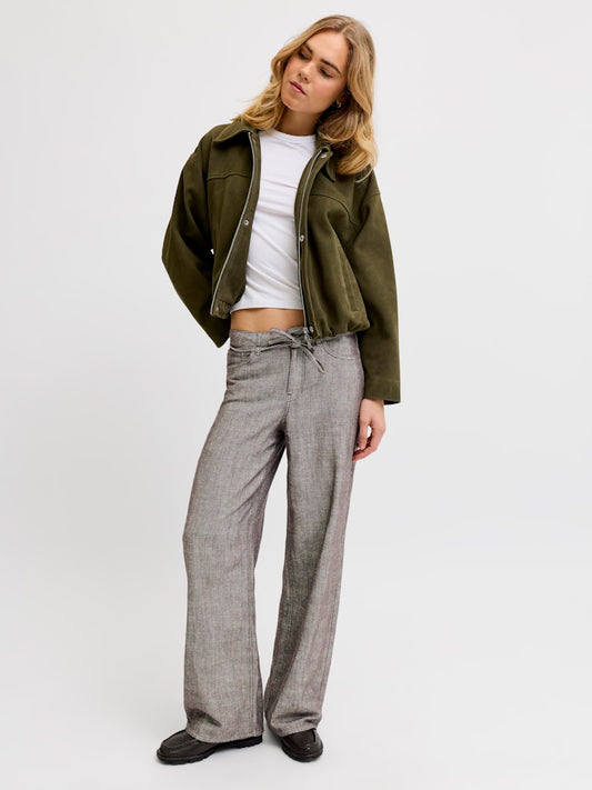 Pantaloni wide cintura