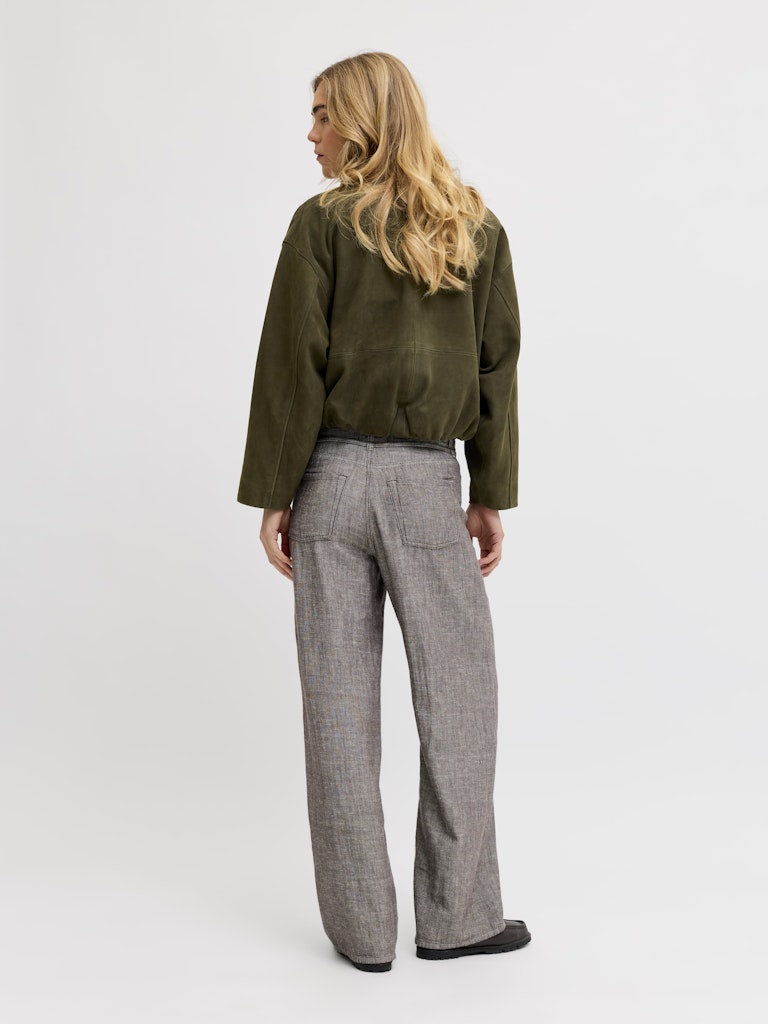 Pantaloni wide cintura