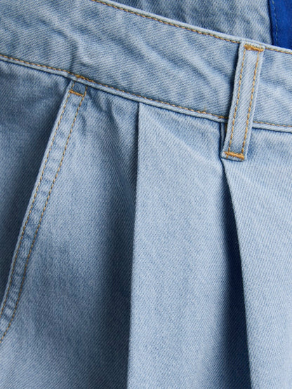 Jeans wide pinces