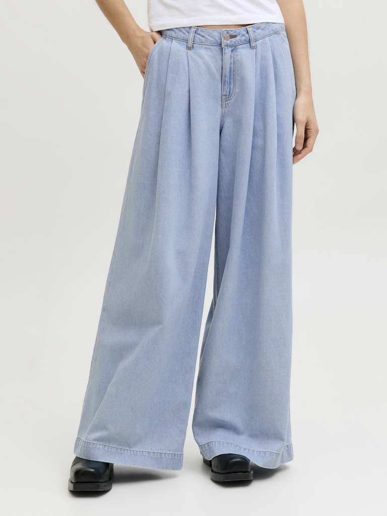 Jeans wide pinces