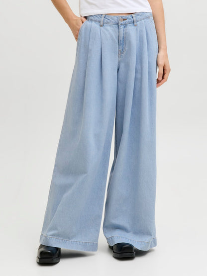 Jeans wide pinces