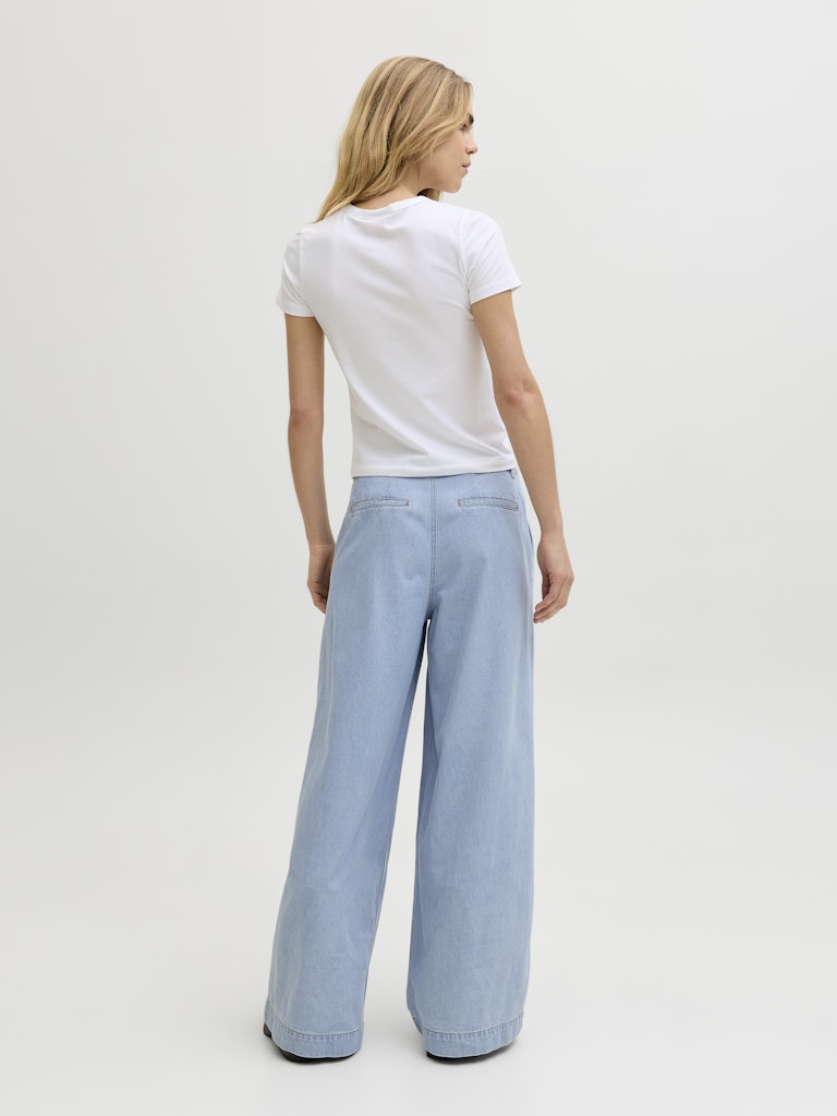 Jeans wide pinces