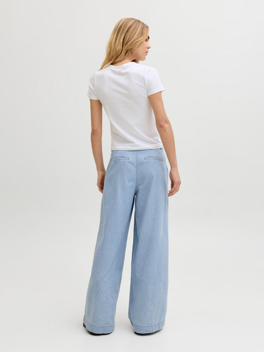 Jeans wide pinces