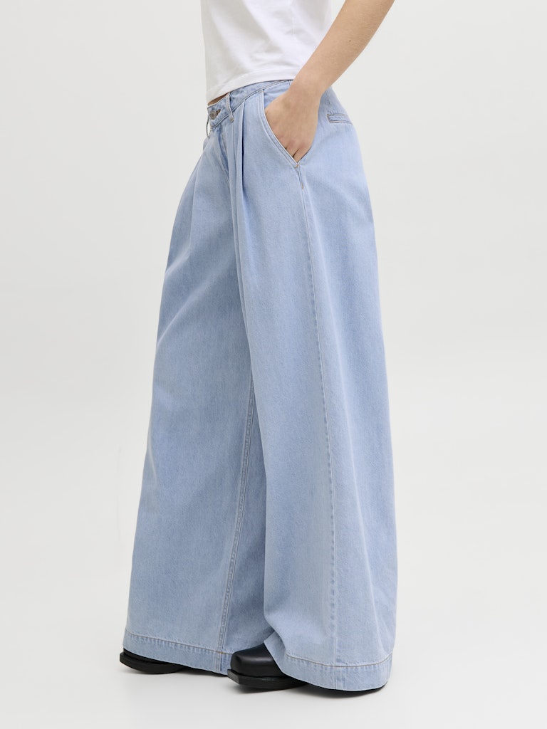 Jeans wide pinces