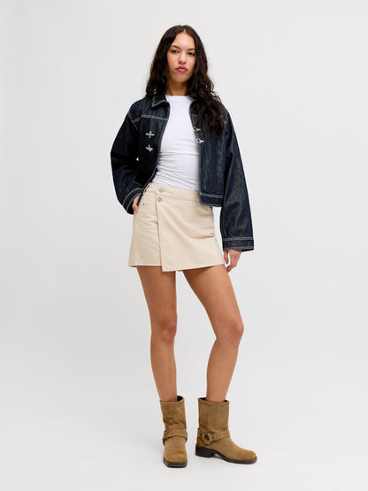 Gonna denim color portafoglio