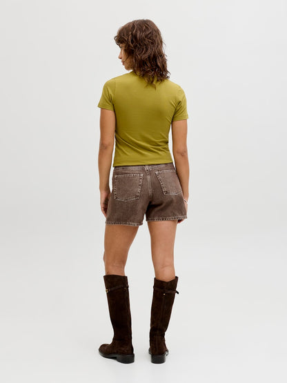 Short denim color