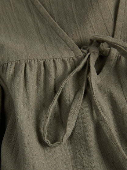 Camicia scollo V laccetti