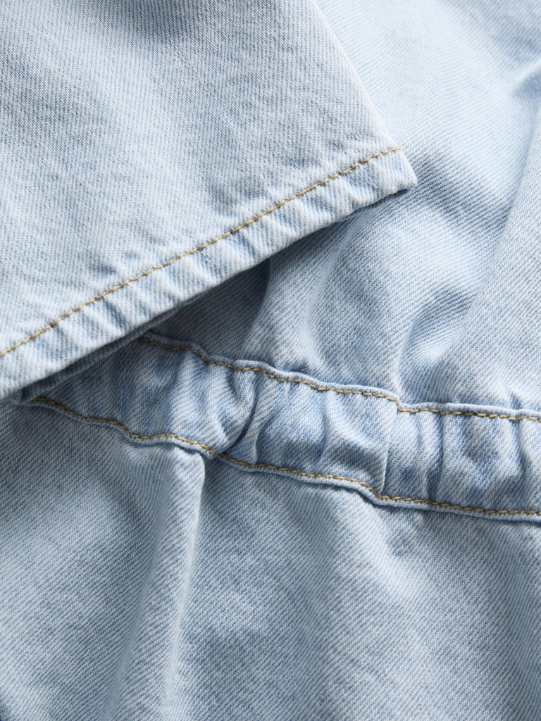 Camicia denim laccetti