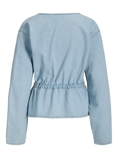 Camicia denim laccetti