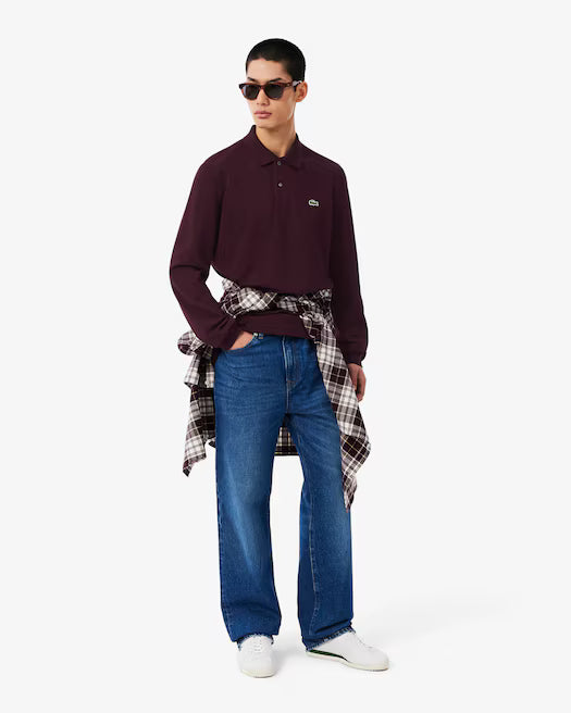 Polo piquet maniche lunghe