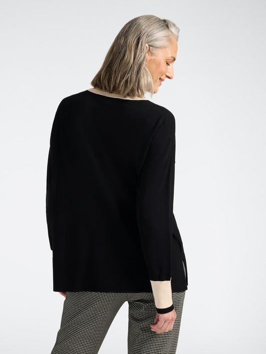Maglia girocollo viscosa comfort