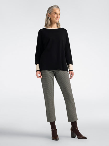 Maglia girocollo viscosa comfort