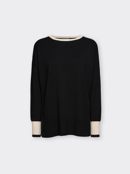 Maglia girocollo viscosa comfort