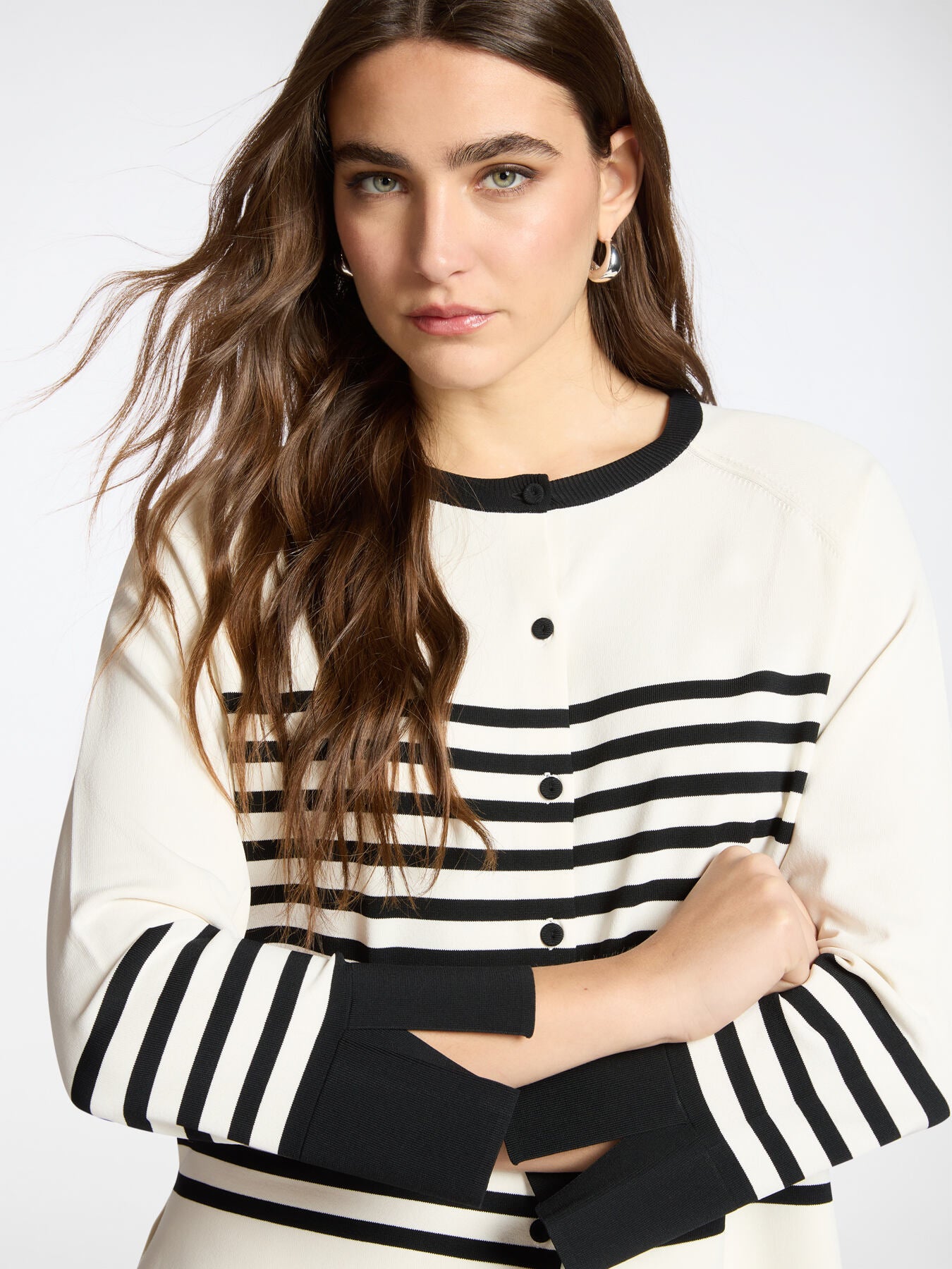 Cardigan righe