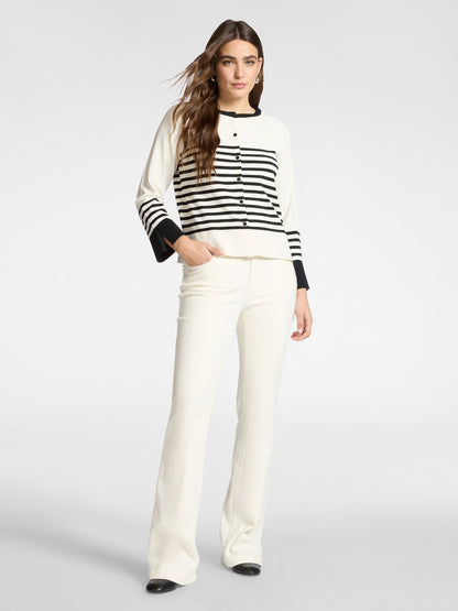 Cardigan righe