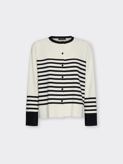 Cardigan righe